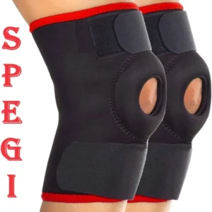 Spegi Knee Cap (2pc) with Open Patella Men & Women Knee..